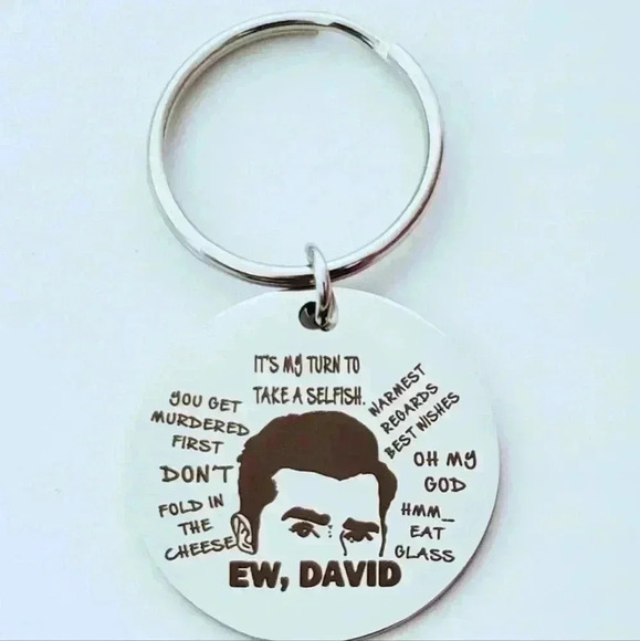 Schitt's Creek David Rose Funny Quote Keychain - Picture 1 of 1